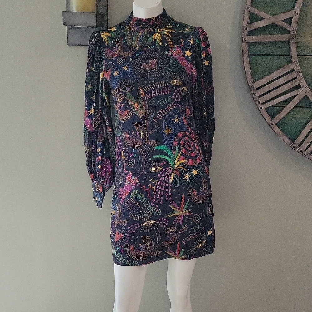 Farm Rio Amazonia Mini Dress - Picture 2 of 16